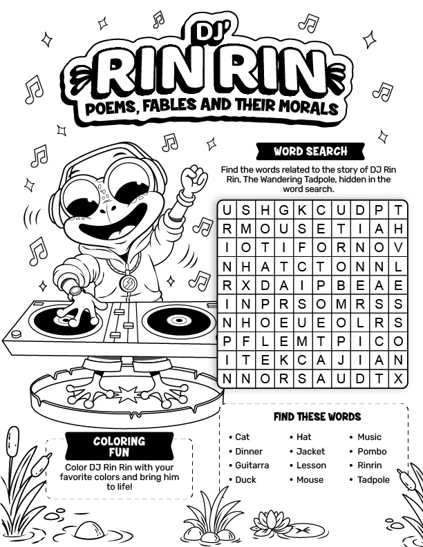 Rin Rin Tadpole word search