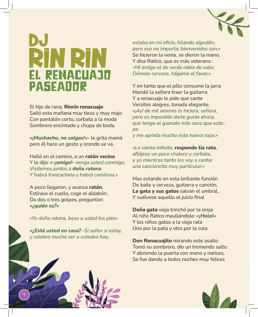 Página 4 del libro DJ RIN RIN